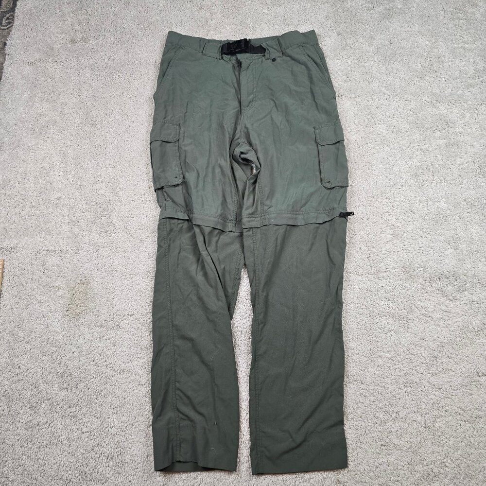 Boy Scouts of America Cargo Pants Mens Large 30x32 Convertible Slight Rip Photos